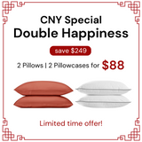 "Double Happiness" Pillowcase Set