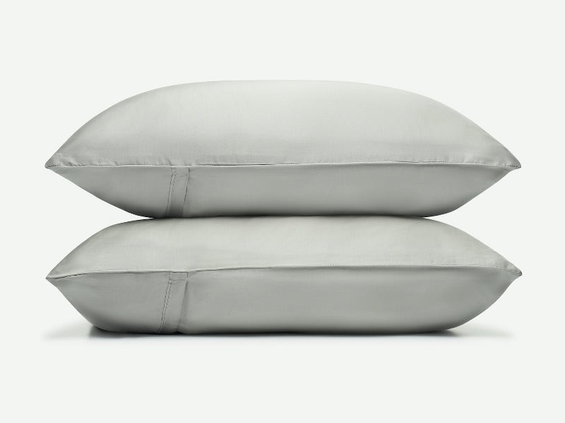 grey pillow case