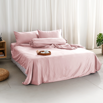 2pcs Fitted Sheet Set TENCEL™ (1 Sheet, 1 Duvet Cover)