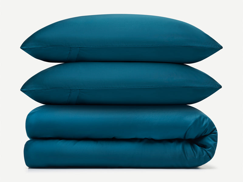 🎁 4pcs Fitted Sheet Set TENCEL™ (1 Sheet, 1 Duvet Cover & 2 Pillowcases) (100% off)