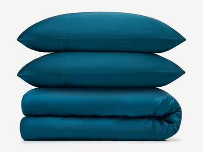 🎁 4pcs Fitted Sheet Set TENCEL™ (1 Sheet, 1 Duvet Cover & 2 Pillowcases) (100% off)