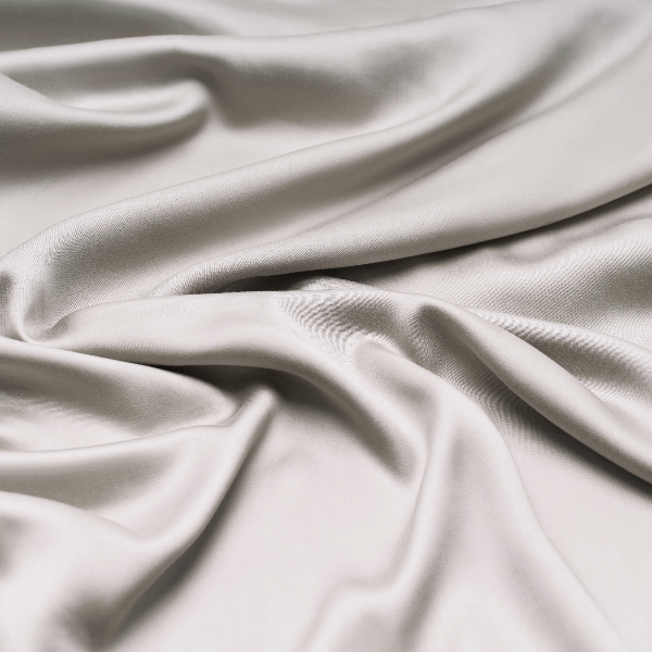 stone grey ruffled fabric case