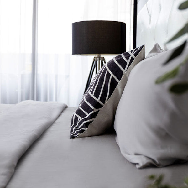 Grey Bundle Sheet Set Angle