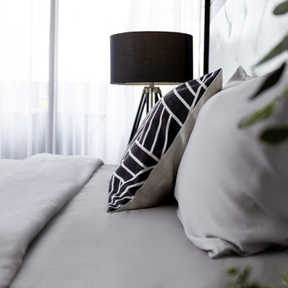 Grey Bundle Sheet Set Angle