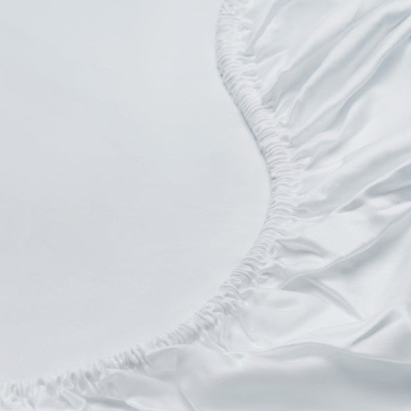 tencel white fitted bedsheet