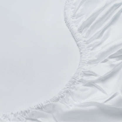 tencel white fitted bedsheet